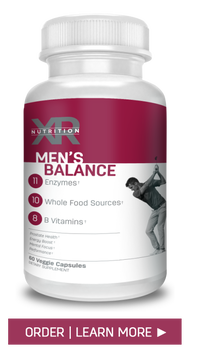 Men's Balance addresses the nutritional need for prostate health, memory enhancement and blood circulation. Men's Balance by XR Nutrition available at DiscoverCellularHealth.com