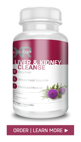 Liver & Kidney Cleanse - Gentle 30 day detox and cleanse by XR Nutrition available at DiscoverCellularHealth.com