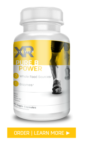 Insufficient sources of vitamin B can lead to deep fatigue, mood swings, dementia-like qualities and can prevent you from feeling your best and having optimal energy. ​XR Nutrition Pure B Power available at DiscoverCellularHealth.com