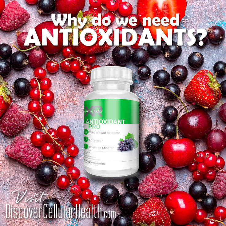 Free radicals multiply as the body is exposed to pollutants, chemicals, medications, environmental toxins, electronic devices, pesticides, processed foods, and synthetic supplements.  ​Antioxidants can protect against cell damage free radicals cause. Learn more at DiscoverCellularHealth.com