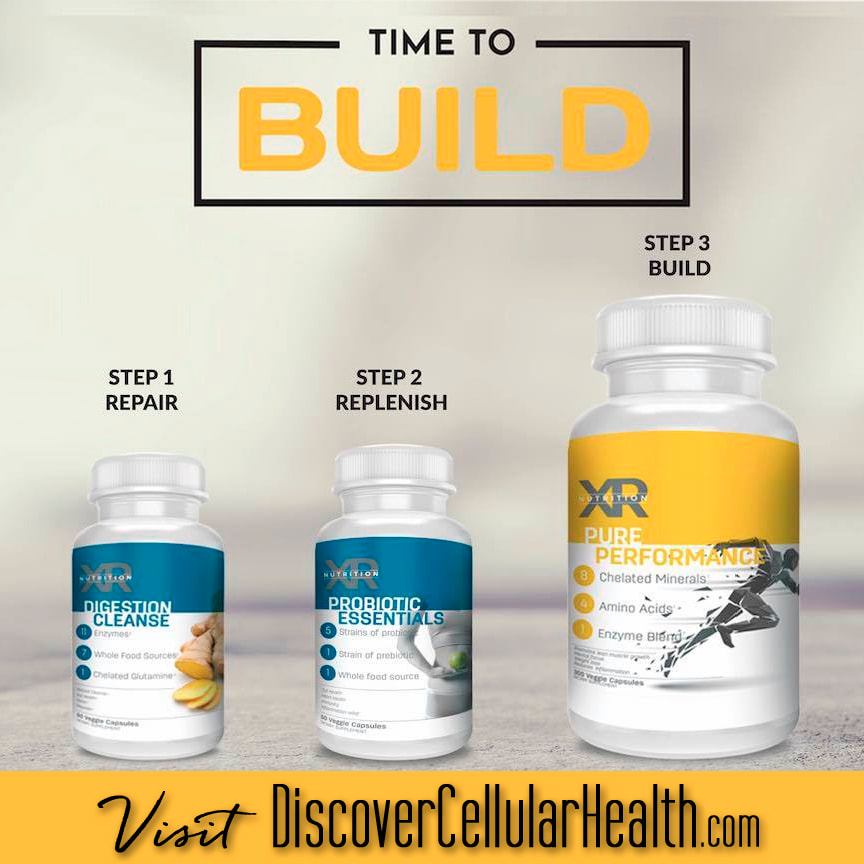 Set yourself up for peak performance with our Digestion Cleanse, Probiotic Essentials and Pure Performance. Repair, Replenish and Build with our line of whole food, plant based supplements. DiscoverCellularHealth.com